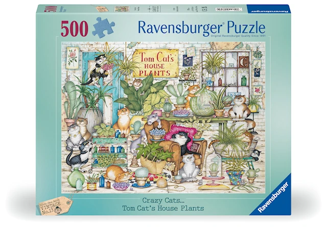 Pussel Linda J.Smith Plant Shop 500 bitar, Ravensburger
