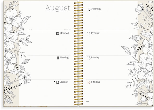 Produktbilde 4 for Life Planner Bloom A5 26/27 Grieg