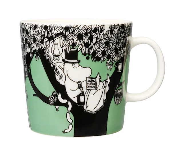 Arabia Mumin Mugg 40cl Grön