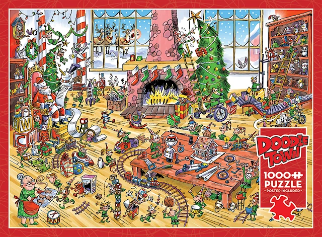 Palaapelit DoodleTown: Elves at Work 1000 palaa, Cobble Hill