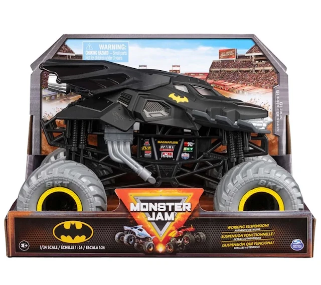 Batman Bil 1:24 Die Cast Monster Jam