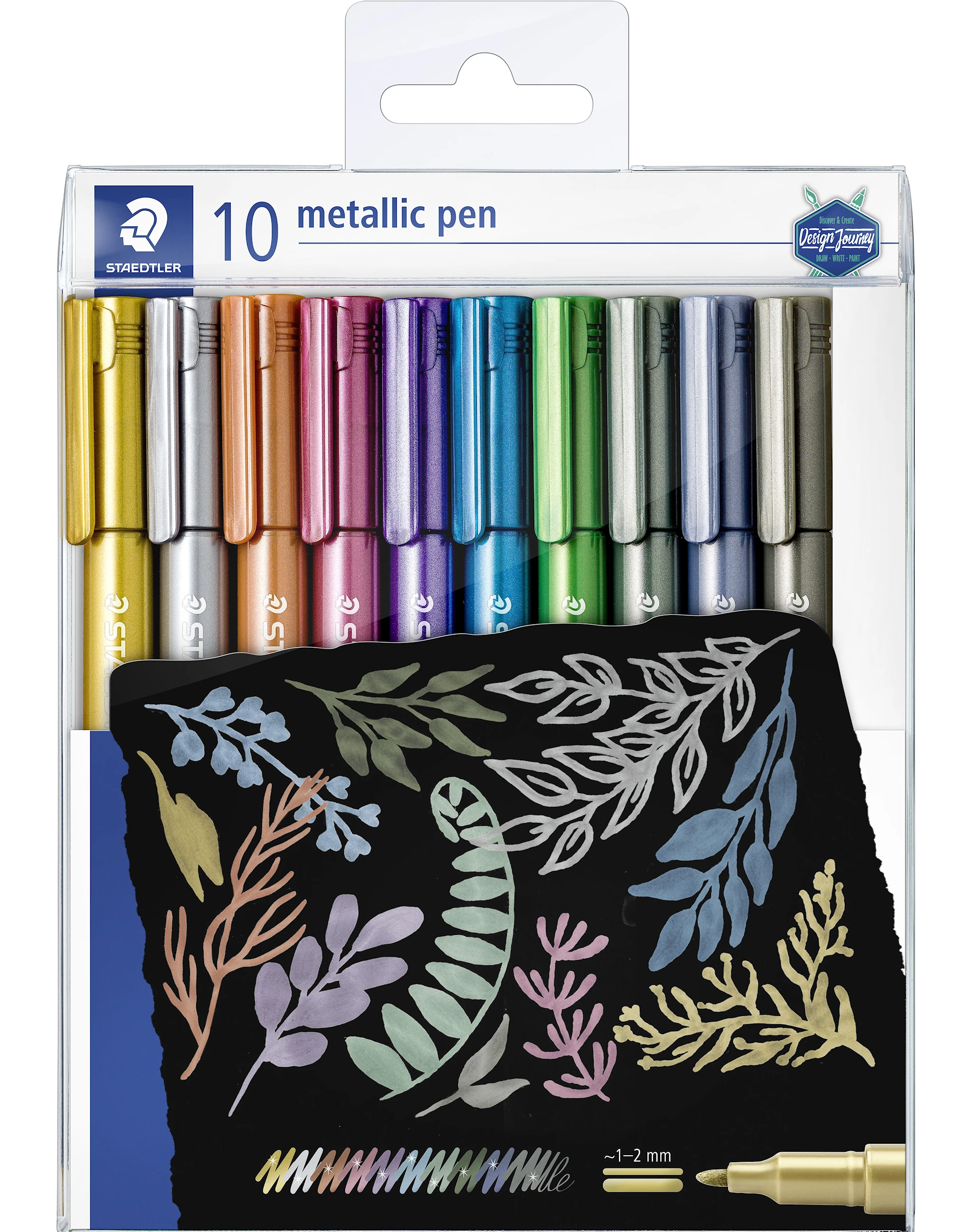 Produktbilde for Tusj Metallic Pen 10 stk. Staedtler