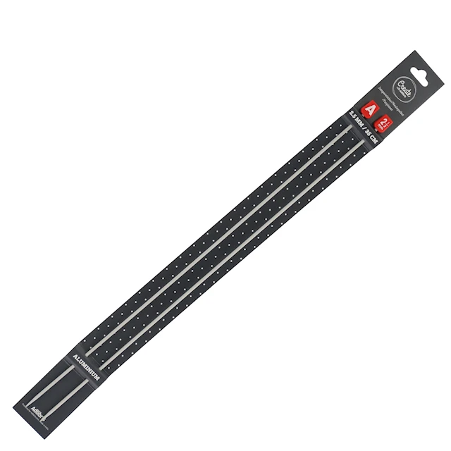 Neulepuikot 2,5mm Alumiini 35cm Adlibris