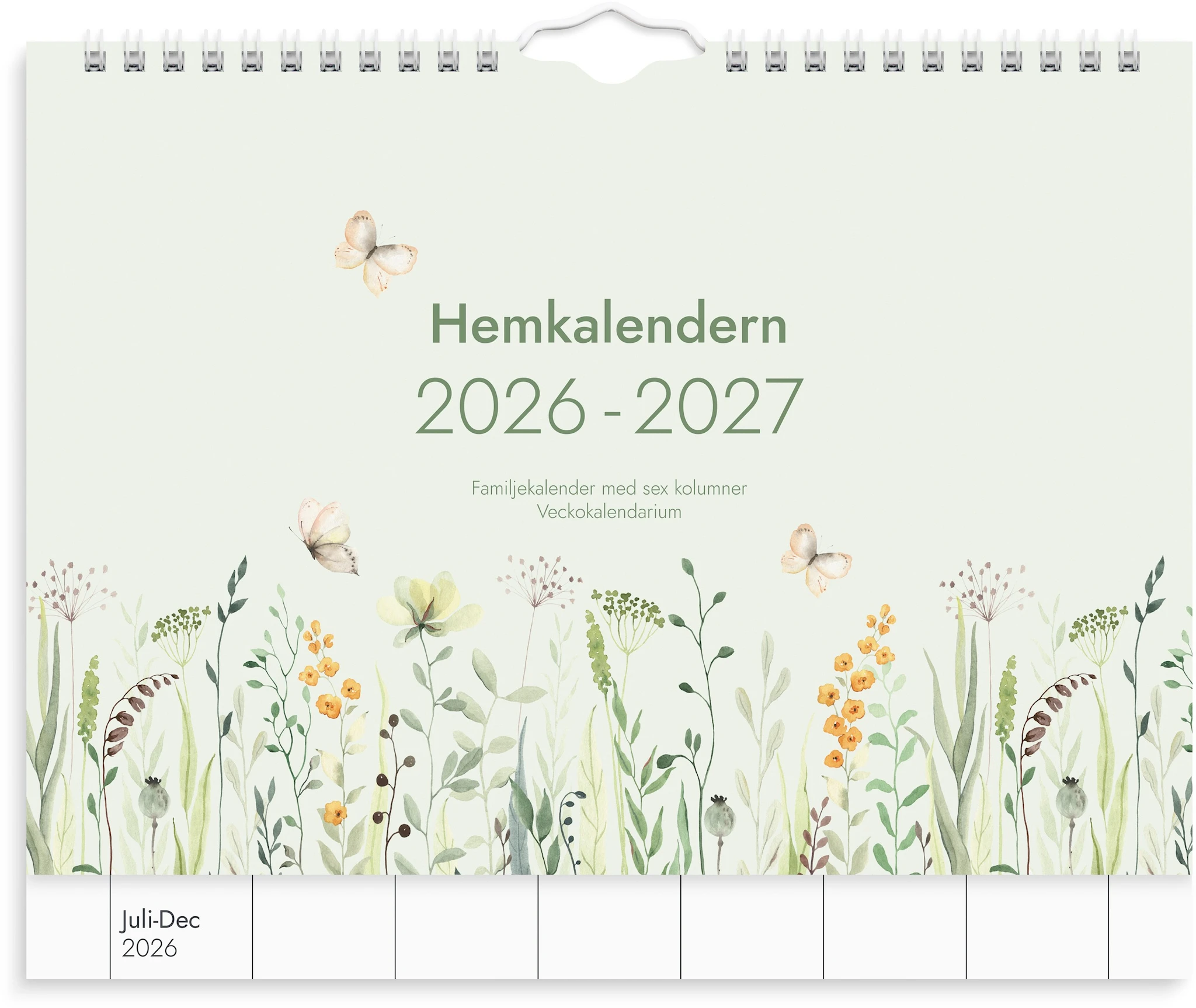 Produktbild för Väggkalender 26/27 Hemkalendern Burde