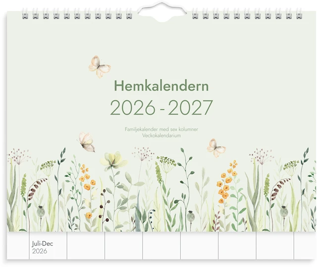 Väggkalender 26/27 Hemkalendern Burde