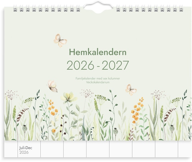 Väggkalender 26/27 Hemkalendern Burde