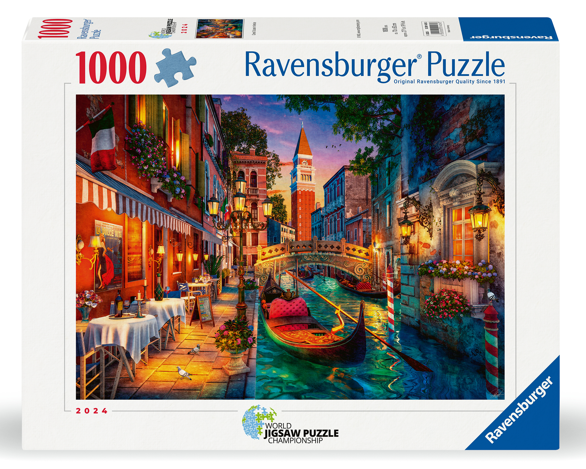 Canal Cruise In Venice Pussel 1000 bitar, Ravensburger