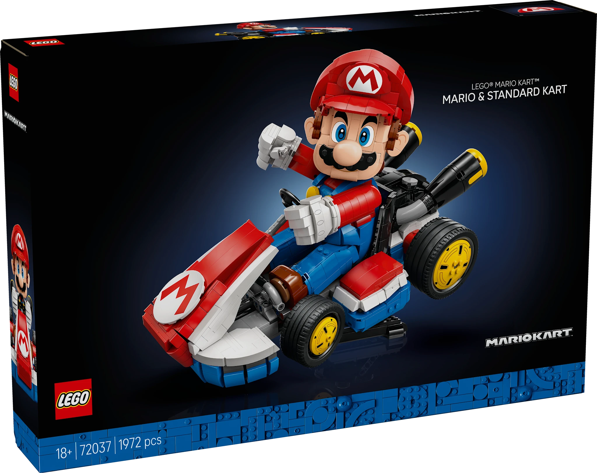 Tuotekuva ille Mario Kart™: Mario ja Standard Kart LEGO® Super Mario (72037)