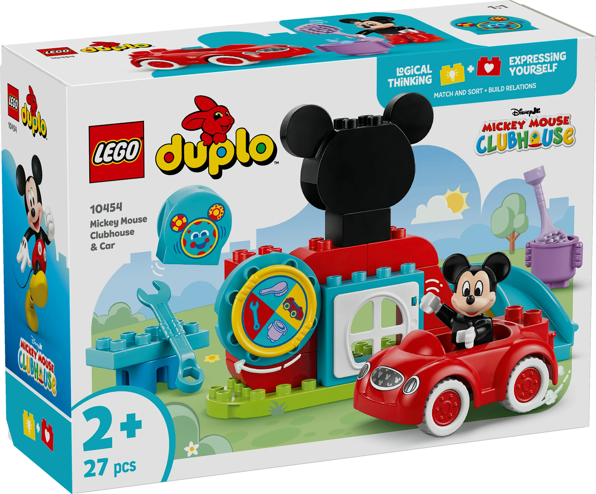 Tuotekuva ille Mikki Hiiren kerhotalo ja auto LEGO® DUPLO® Disney™ (10454)