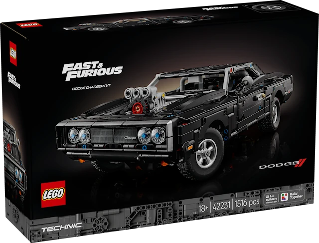 Fast and Furious Dodge Charger R/T ‑auto LEGO® Technic (42231)