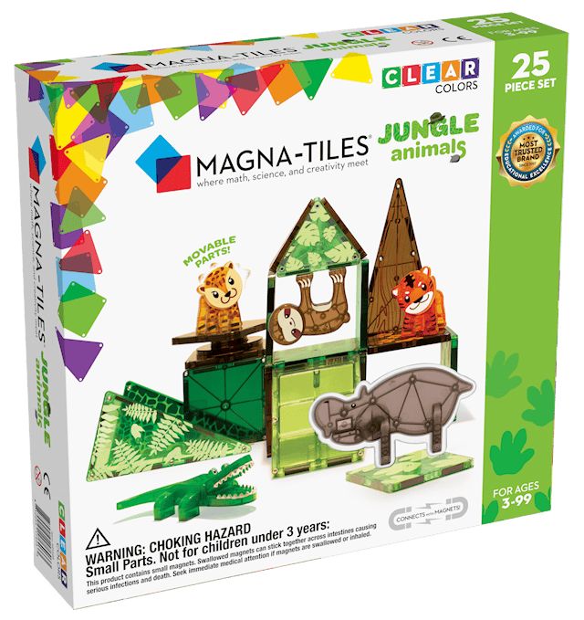 Produktbild 1 för Magna-Tiles Jungle Animals 25 bitar