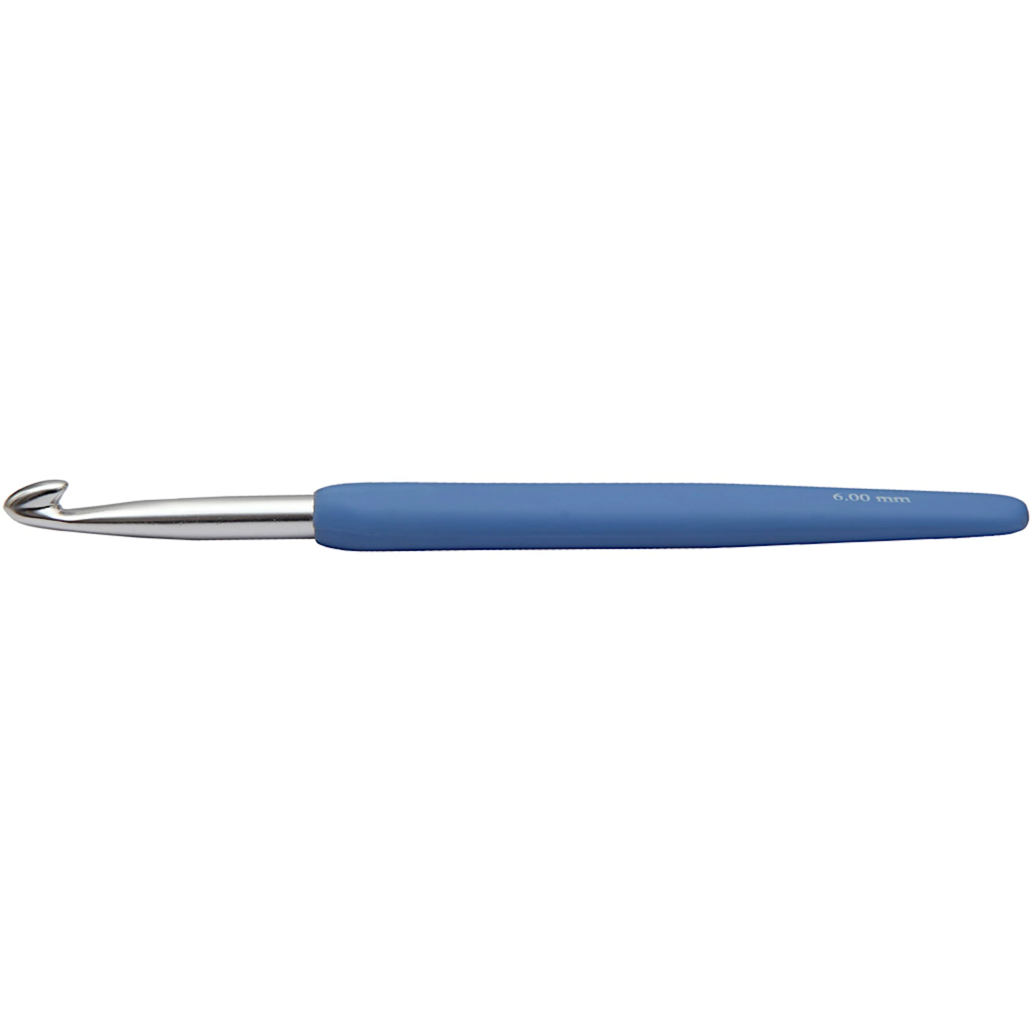 Tuotekuva ille Virkkuukoukku, nro 6, Pit. 13,3 cm, koko 6 mm, turkoosi, 1 kpl