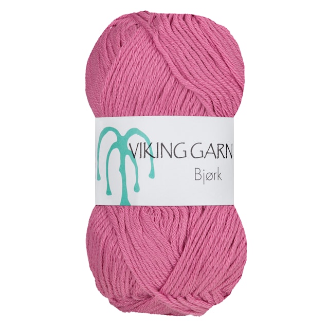 Bjørk 50 g roosa Viking Garn