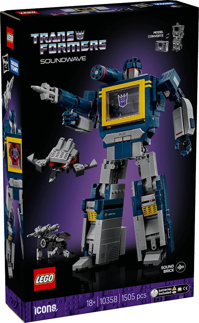 Transformers: Soundwave LEGO® Icons (10358)