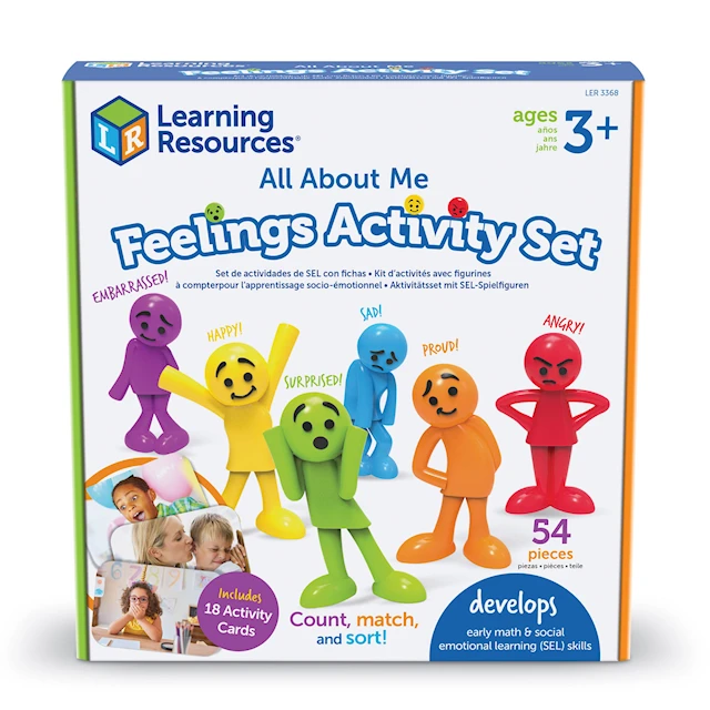 Lär dig om Känslor och Kroppsspråk Aktivitetsset med Figurer Learning Resources