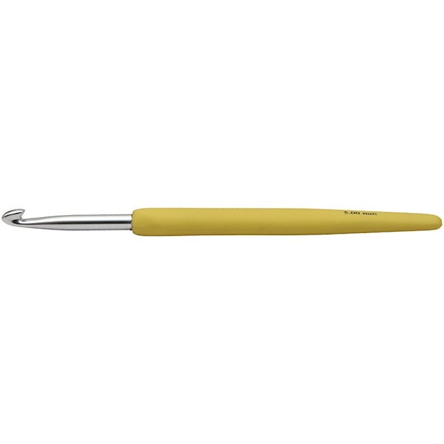 Produktbilde 1 for Heklenål, nr. 5, L: 13,3 cm, str. 5 mm, blå, 1 stk.