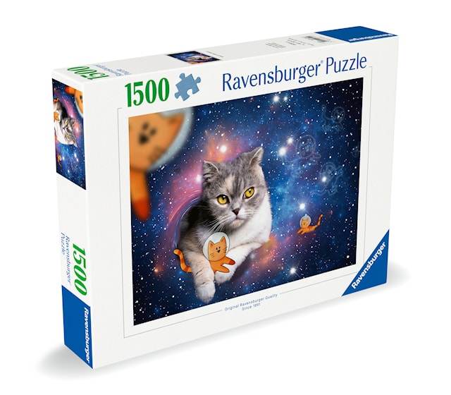 Tuotekuva 5 - Cats In Space Palapelit 1500 palaa, Ravensburger