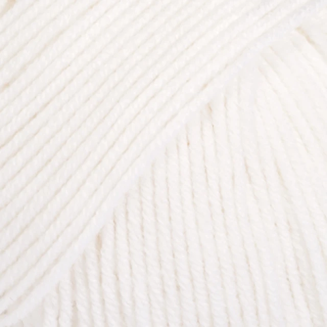 Baby Merino Merinovillaa 50 g 01 white Drops