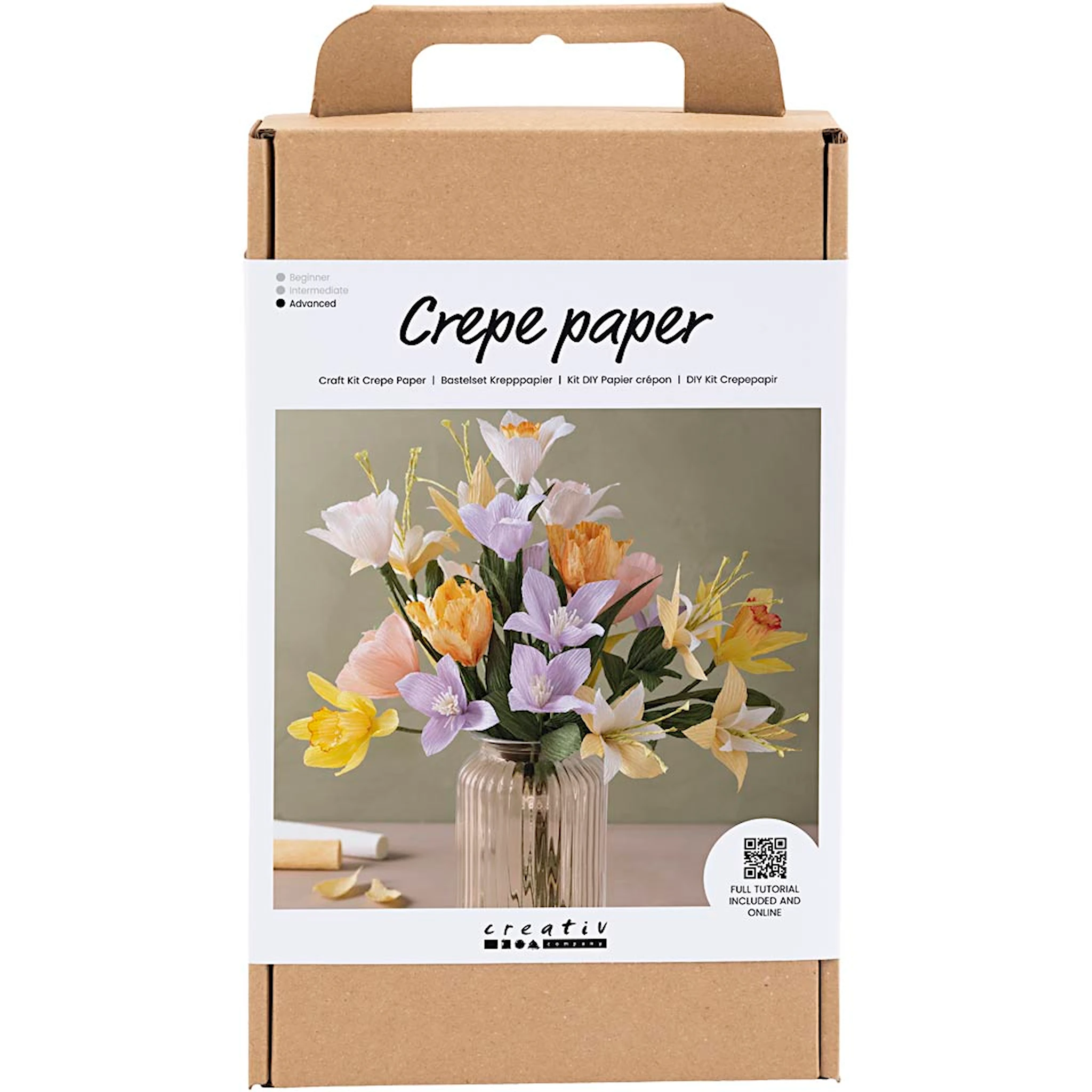 Produktbild för DIY Kit Skapa Bukett i Kräppapper Creativ Company