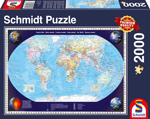 Our World Palapeli 2000 palaa Schmidt