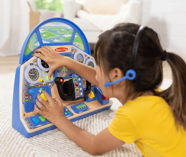 Produktbild 5 för Jet Pilot Interaktiv Instrumentbräda Melissa & Doug