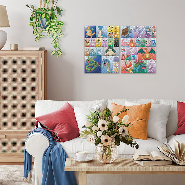 Produktbild 2 för Pussel Pokémon 2x500 bitar, Ravensburger