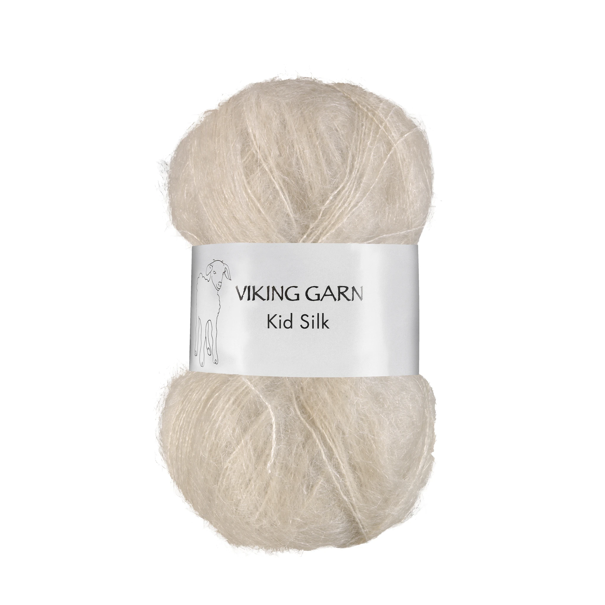 Produktbilde for Kid-Silk Garn 25 gr Viking Garn
