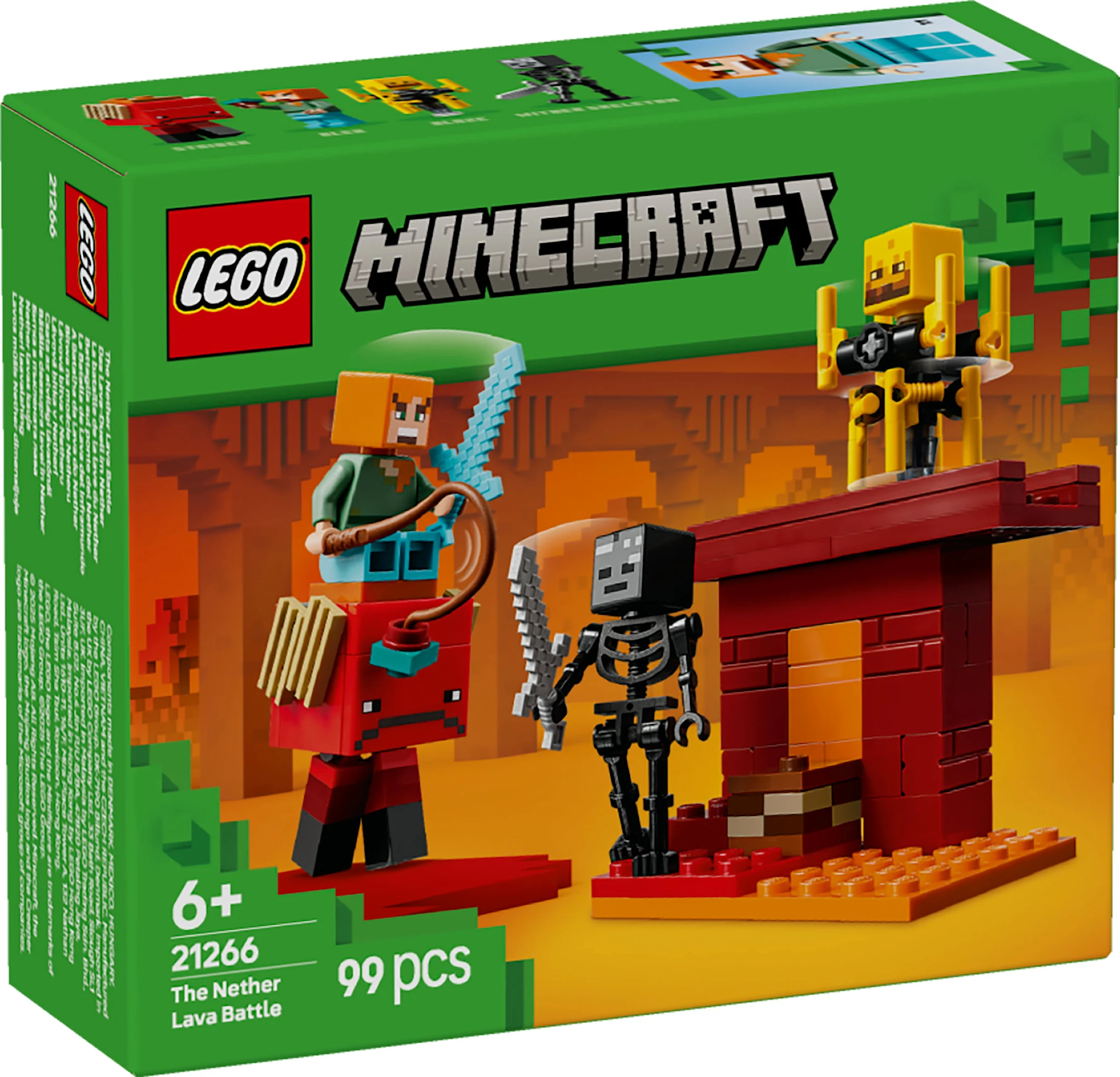 Produktbild för Lavastriden i Nether LEGO® Minecraft (21266)