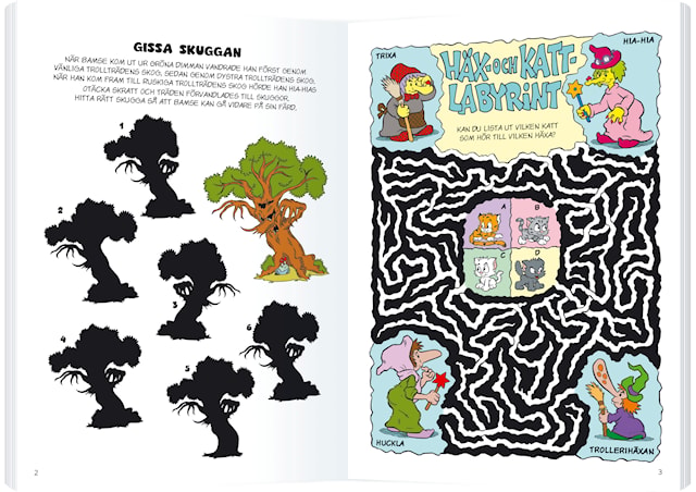 Produktbild 2 för Pysselbok Bamse I Trollskogen