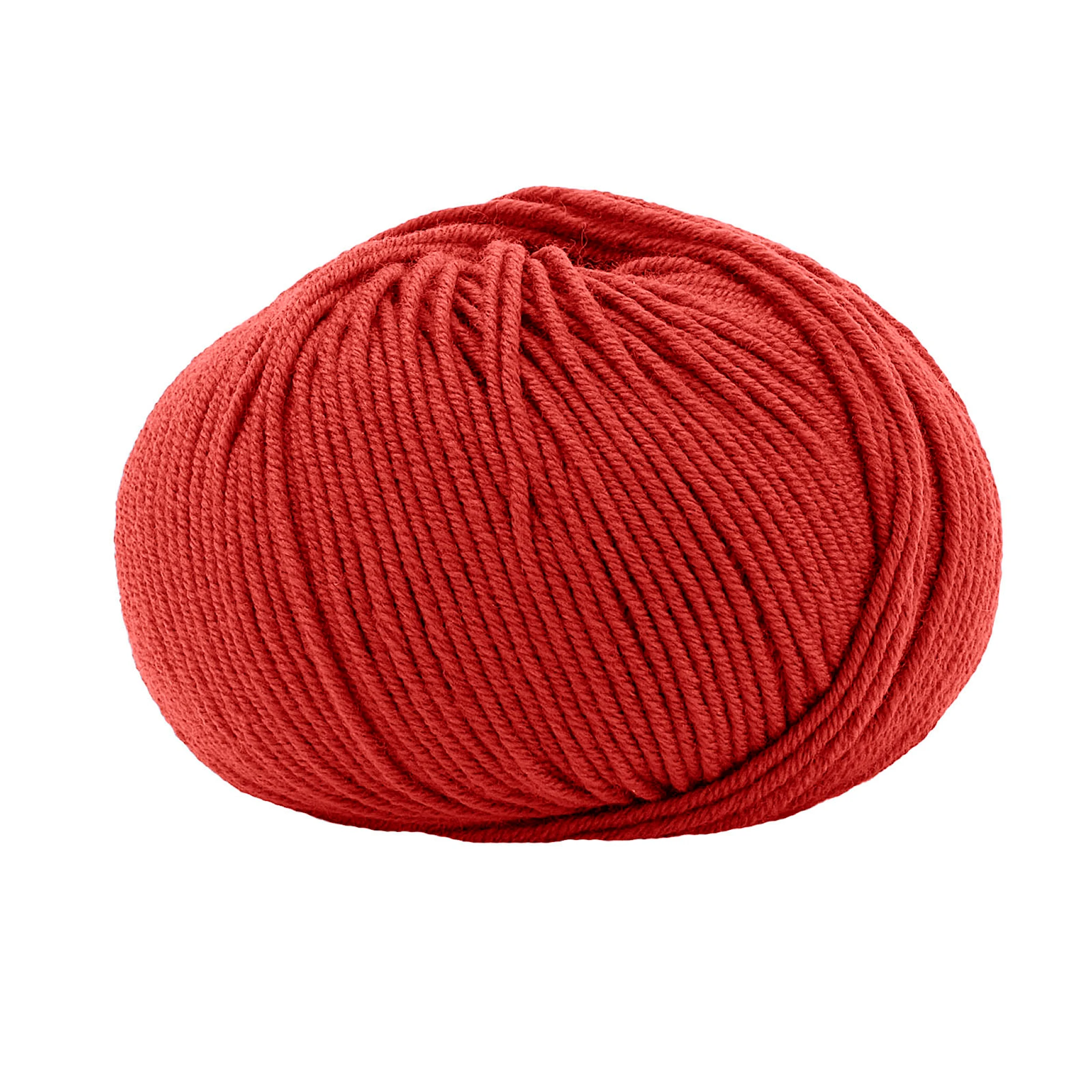 Produktbild för Super Soft Merino 50 g Rosso 10095 Lana Gatto