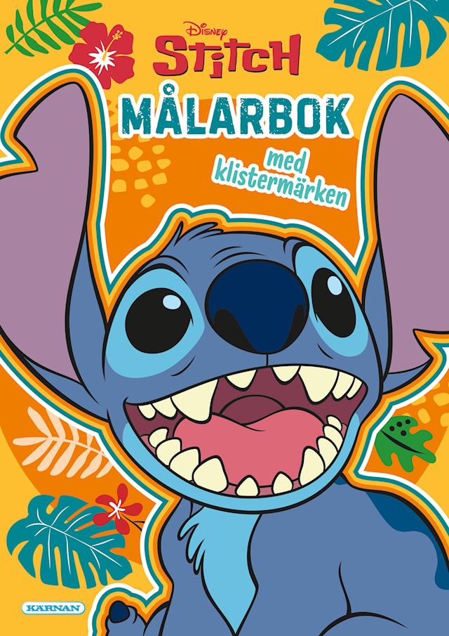 Produktbild 1 för Målarbok Stitch med klistermärken Kärnan
