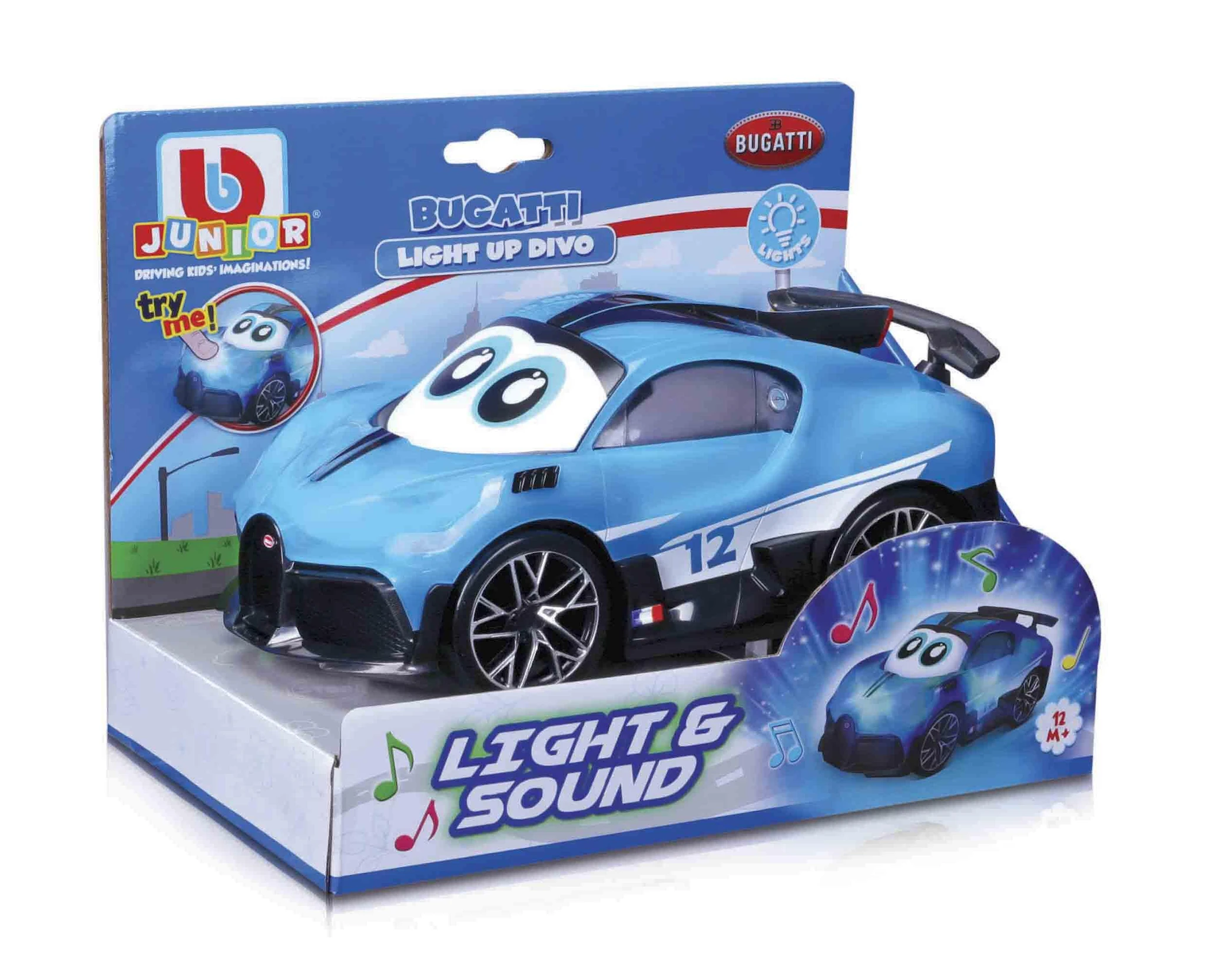 Tuotekuva ille Bugatti Light Up Divo äänillä ja valolla BB Junior