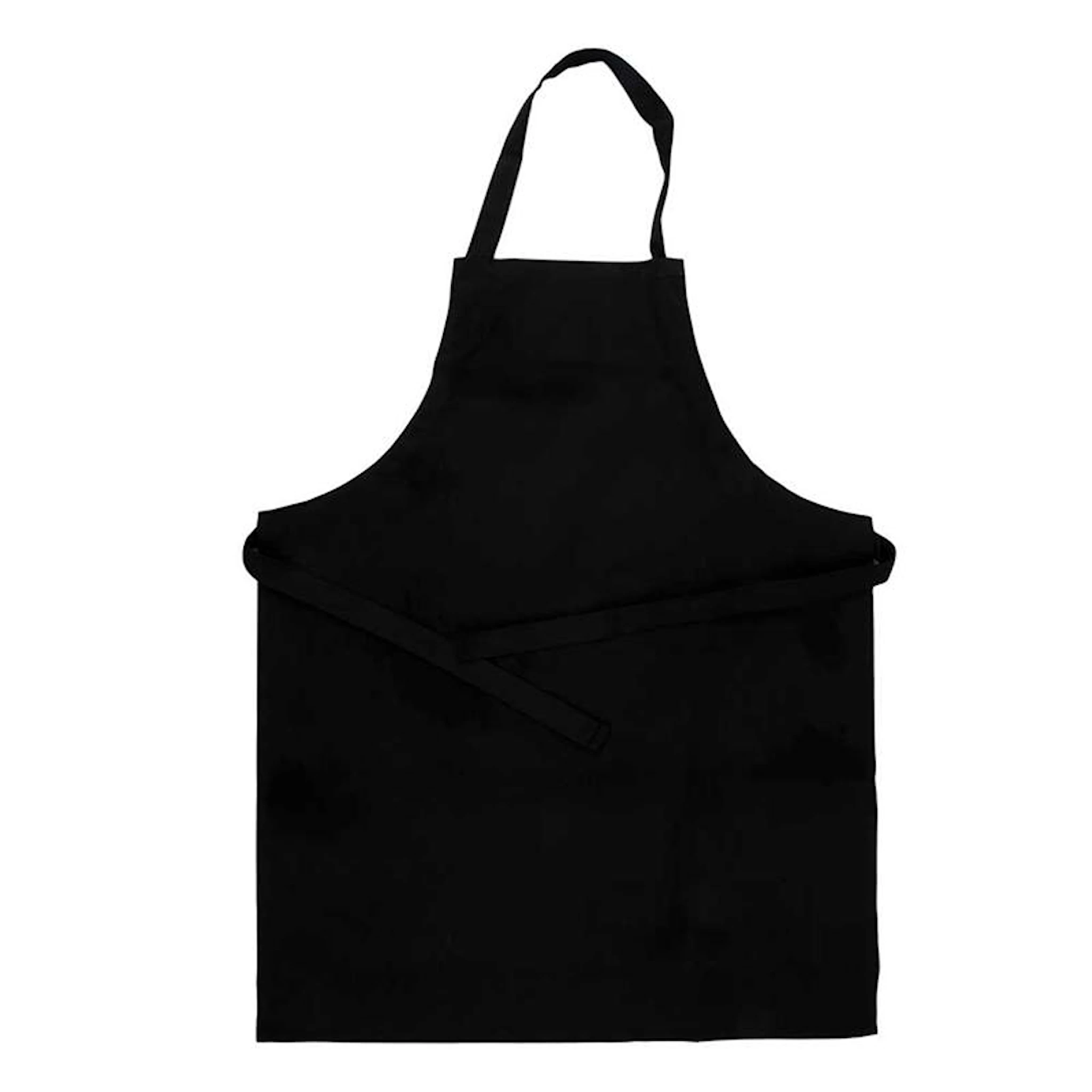 Produktbilde for Forkle, L: 70 cm, B: 55 cm, str. 7-12 år, 210 g, svart, 1 stk.