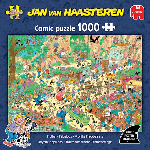 Jan Van Haasteren Flutterly  Fabulous Pussel 1000 bitar