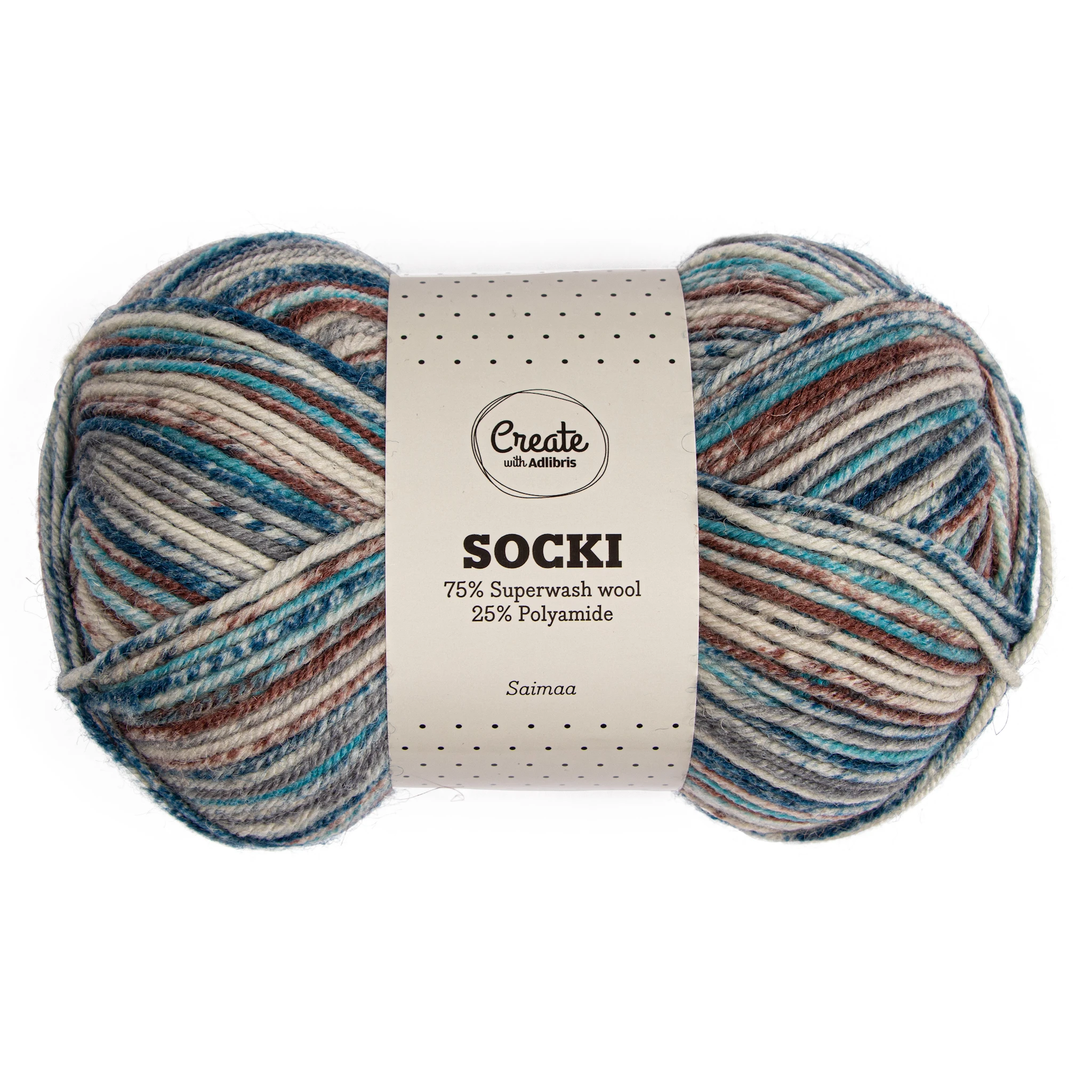 Tuotekuva ille Socki Lanka Villasekoitus 100 g Adlibris