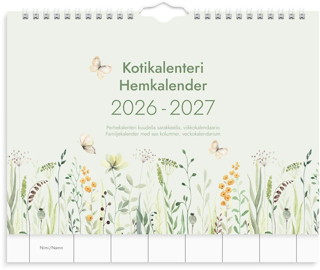 Seinäkalenteri 26/27 Kotikalenteri Burde