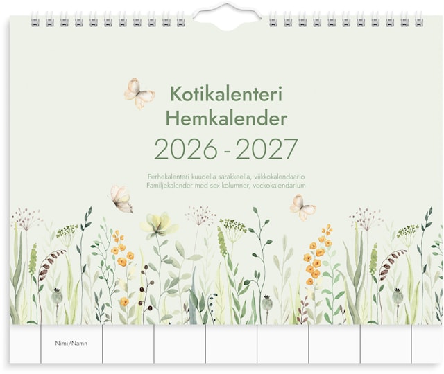 Seinäkalenteri 26/27 Kotikalenteri Burde
