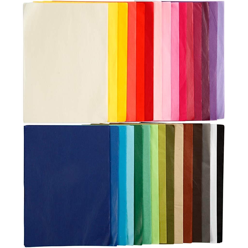 Silkkipaperi, A4, arkki 210x297 mm, 17 g, 30x10 ark/ 1 pkt