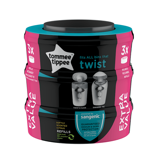 Vaipparoskis täyttökasetti Sangenic Twist, 3-pack