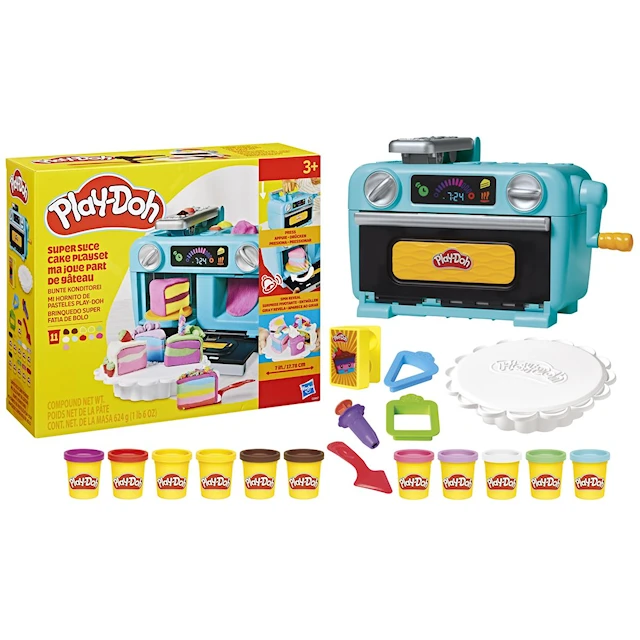 Pd Super Slice Cake Playset Play-Doh
