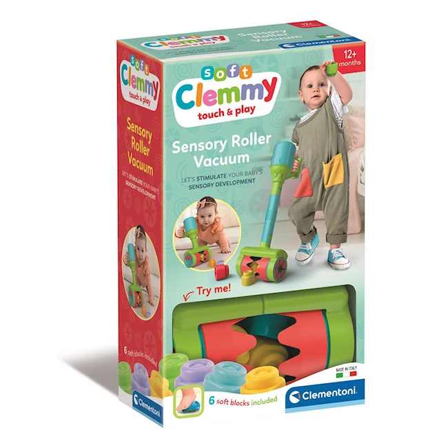 Pehmeä Clemmy-imuri paloilla Clementoni