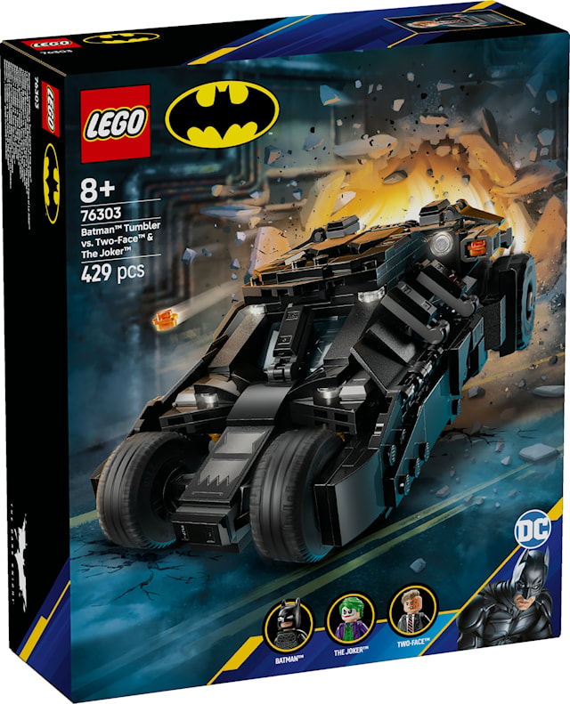 Tuotekuva 1 - Batman™ Tumbler vastaan Two-Face™ ja The Joker™ LEGO® Super Heroes (76303)