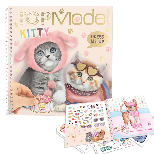 Tuotekuva 2 - TOPModel Dress Me Up Tarrakirja KITTY (kirjavero)