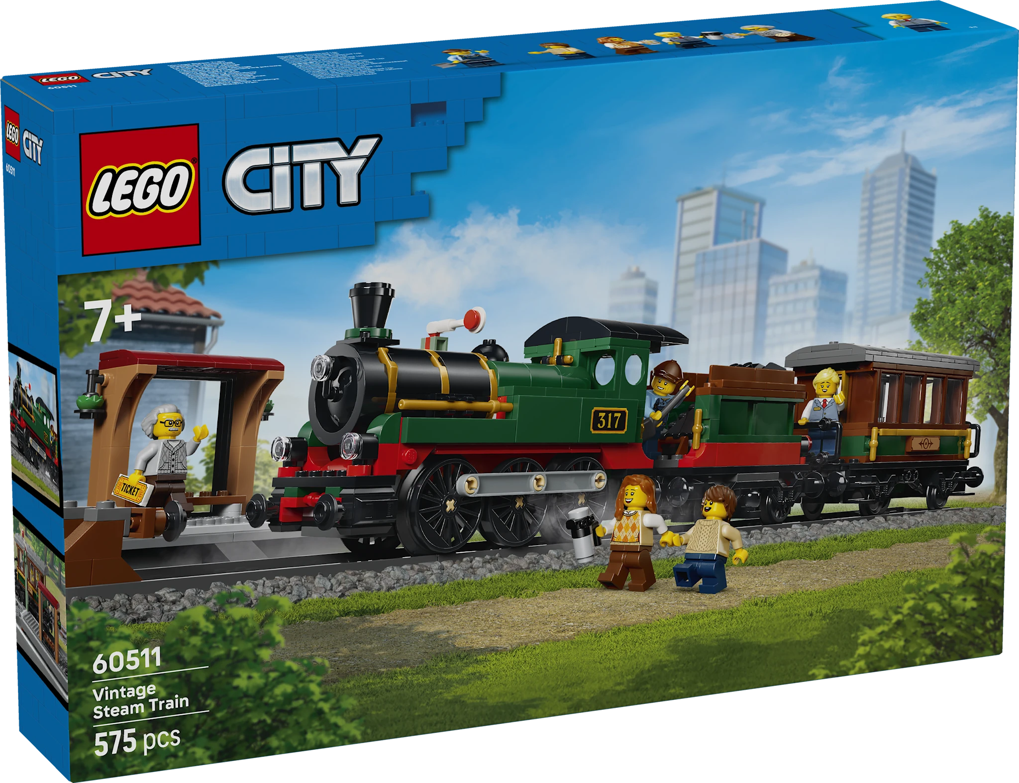 Tuotekuva ille Vanhanaikainen höyryjuna LEGO® City (60511)