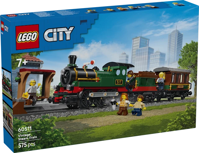 Vanhanaikainen höyryjuna LEGO® City (60511)