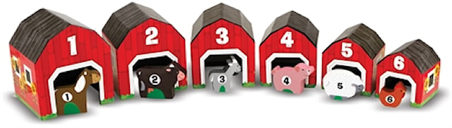 Produktbild 2 för Stapelleksak med Djur, Melissa & Doug