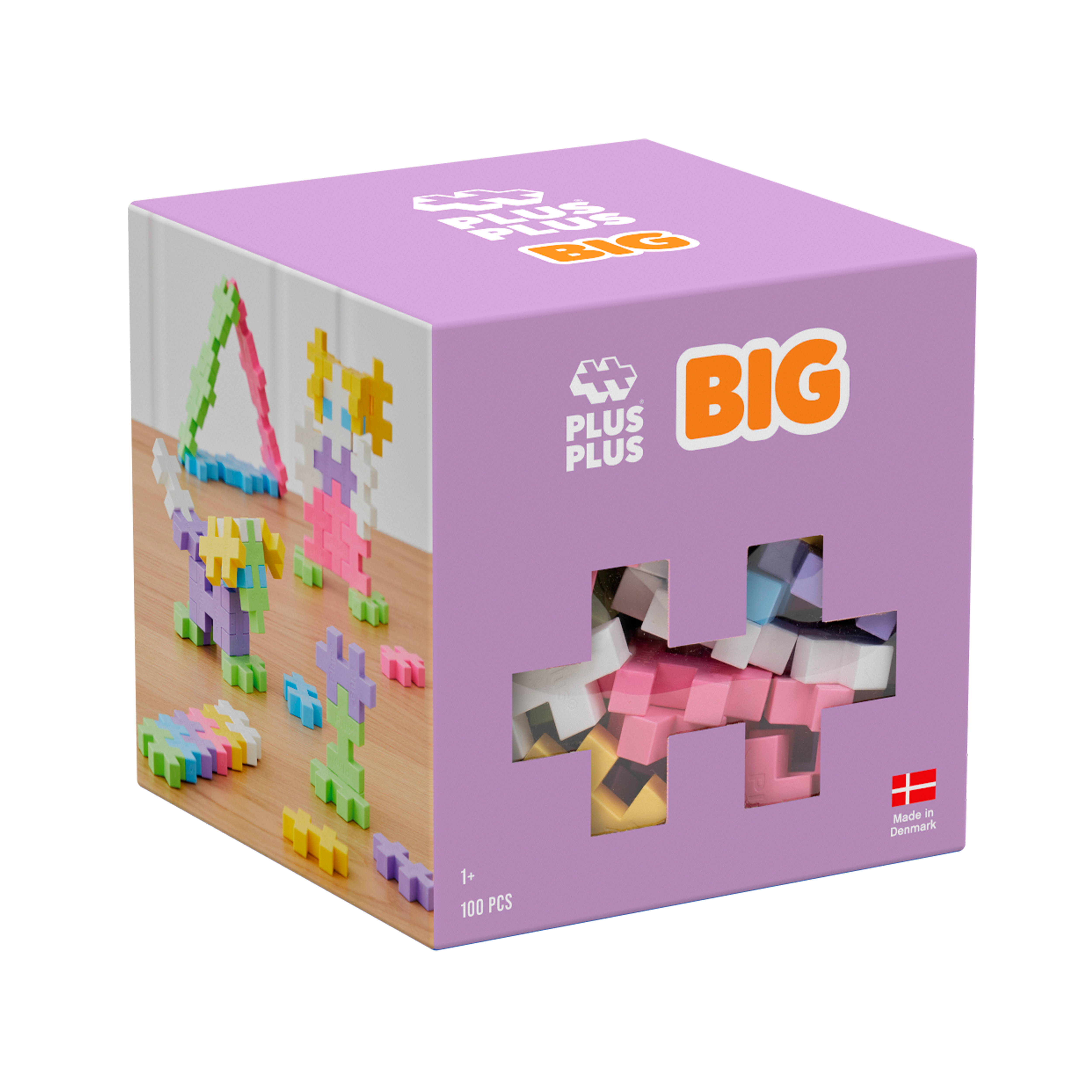 Big Pastel Mix / 100 kpl plus-plus