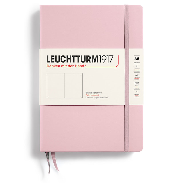 Tuotekuva 1 - Muistikirja A5 Kovakantinen Viivaton Jauhe Leuchtturm1917