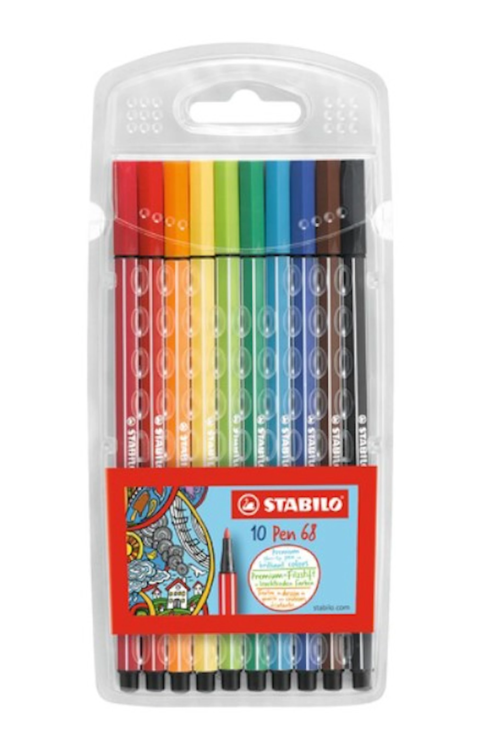 Tuotekuva ille Kuitukärkikynä STABILO Pen 68 (10 kpl)