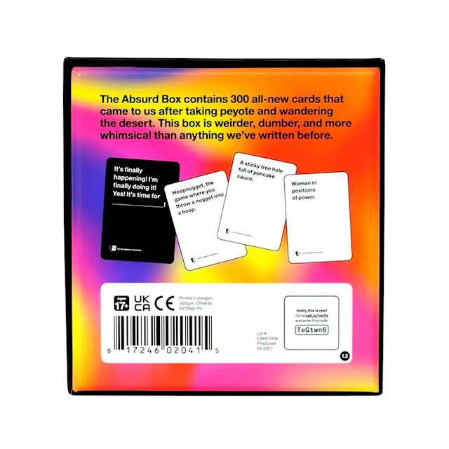 Tuotekuva 3 - Cards Against Humanity Absurd Box (EN)